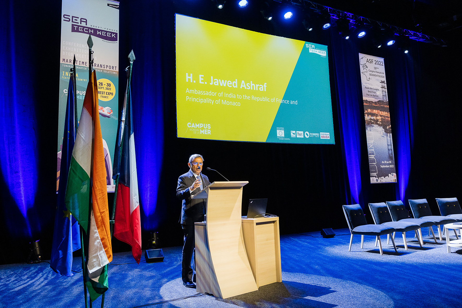 H. E. Ambassador of India to France (Mr. Jawed Ashraf)